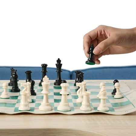 Portable Chess Set with Backpack Promote Children 's Intelligence Games